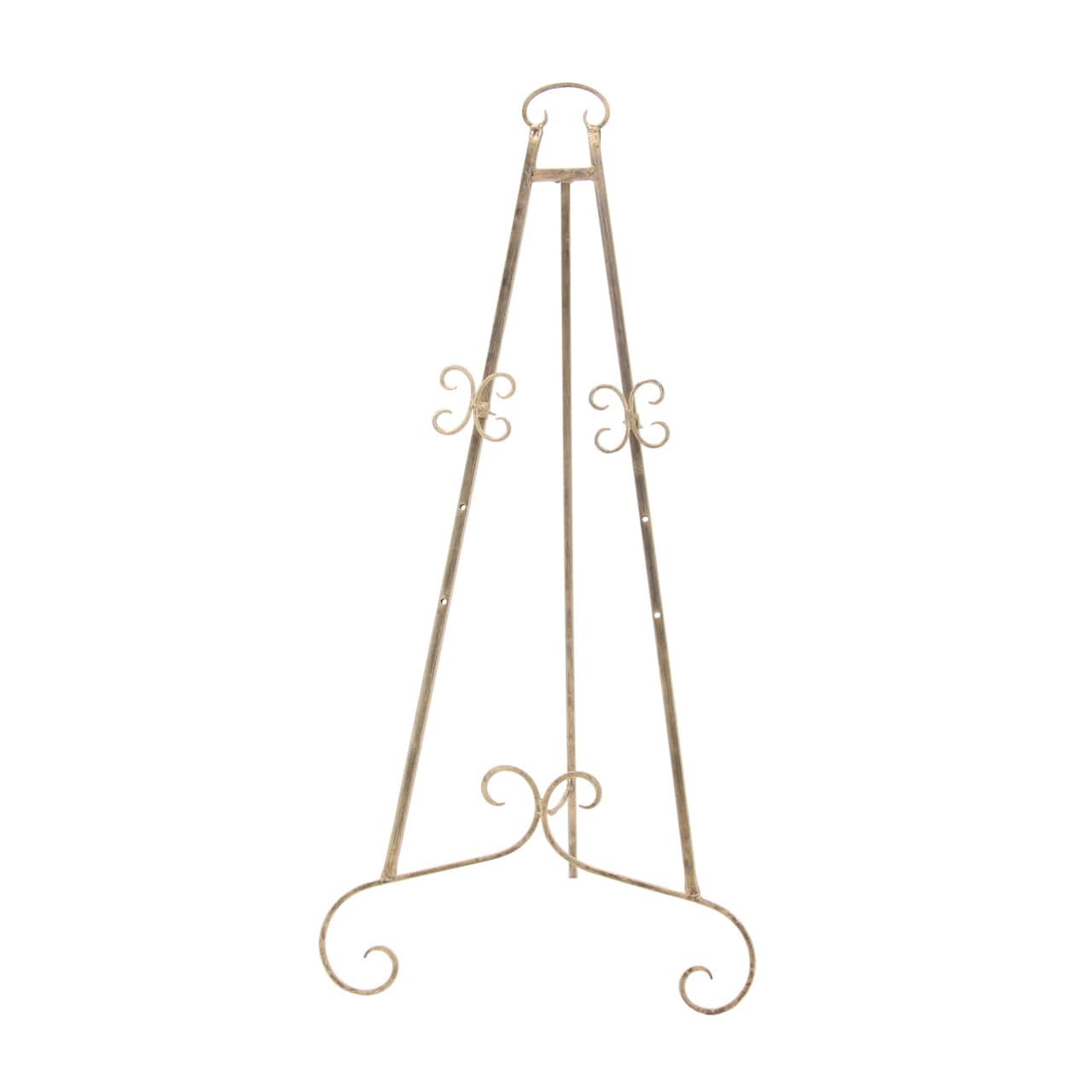46'' Gold Iron Traditional Easel